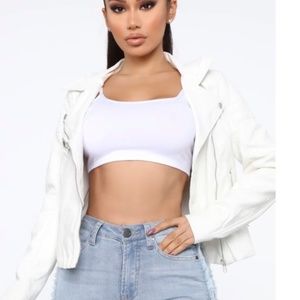 NWOT Fashion Nova Faux Leather Jacket